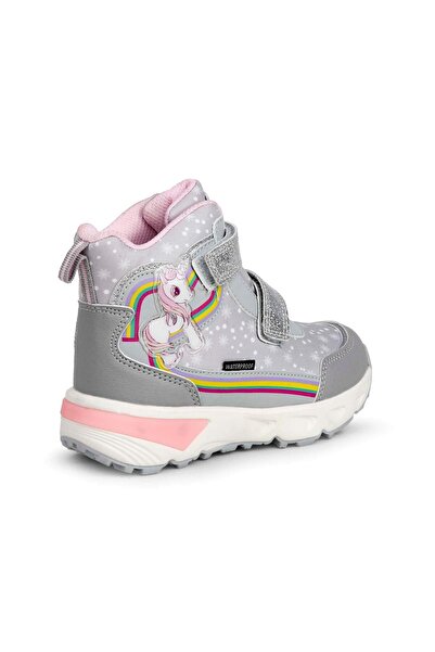 BUCKHEAD Unicornie Buck3033-Bh004 Lighted Waterproof Children's Boots - Gray