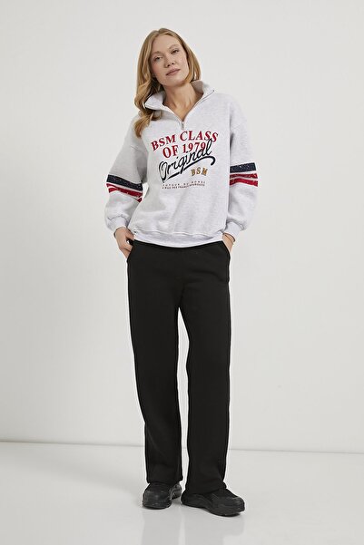 Arma Life Armalife 7299 Bis Collar Printed Women's Sweat