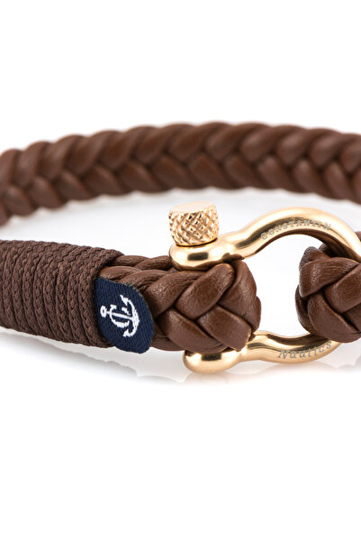 Constantin Nautics Bratara nautica piele maro CNJ #10022