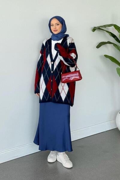 Şulemoda Giyim Everest Cardigan Burgundy