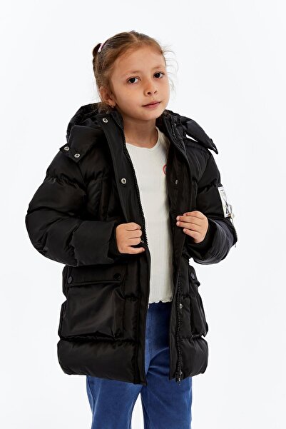 Benittokids Girl's Thick Winter Hooded Coat 51349