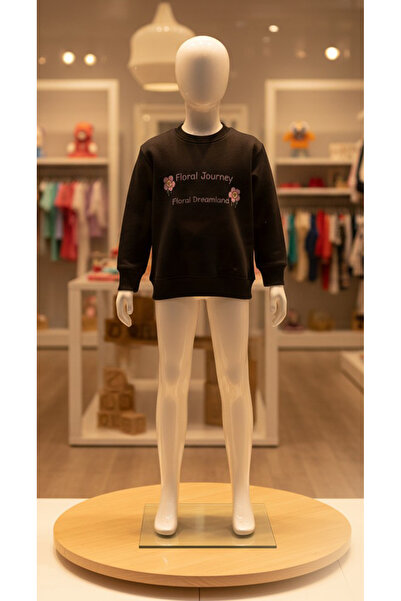 Jasminya سويت شيرت بياقة دائرية للفتيات من شادونلو باباتيالي