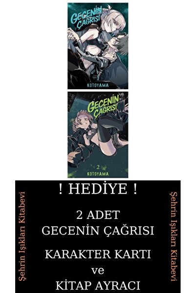 Kayıp Kıta Yayınları Gecenin Çağrısı 1-2 Manga Seti (2 KİTAP) / Gecenin Çağrı...