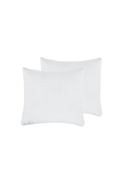 Somnart Set 2 Perne 60X60 Belina, Microfibra, Lavabile La Masina, Vidat, Alb