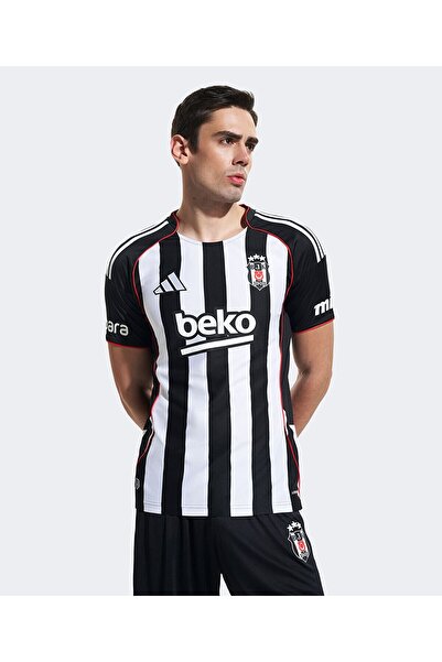 Beşiktaş Licensed 25-26 Black and White Striped Jersey