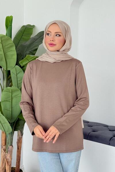 Şulemoda Giyim Βαμβακερό μακρυμάνικο εσώρουχο βιζόν