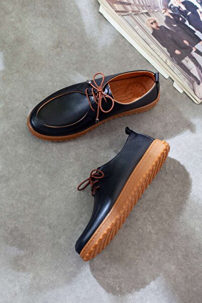 DERİMİSS Women's Genuine Leather Orthopedic Shoes, Women's Casual Shoes