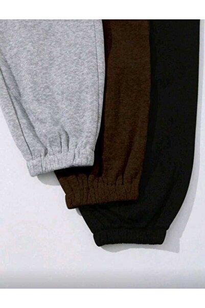 FAVORİST 3 τεμάχια αθλητικά παντελόνια με ελαστικό πόδι, χειμερινό μείγμα