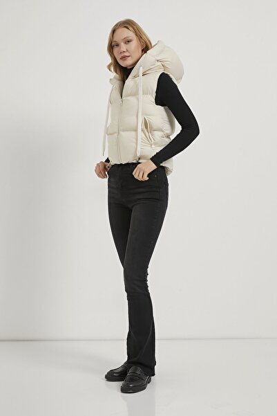 Arma Life Жіночий пуховик з капюшоном на блискавці, білий