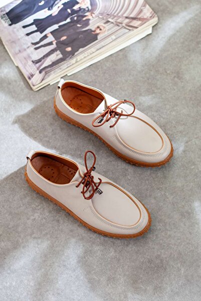 DERİMİSS Women's Genuine Leather Orthopedic Shoes, Women's Casual Shoes