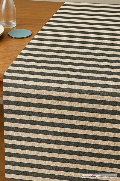 Kamdu 100% Organic Raw Linen Cotton Runner, Runner Tablecloth, Decorative Presentation, Stylish Design