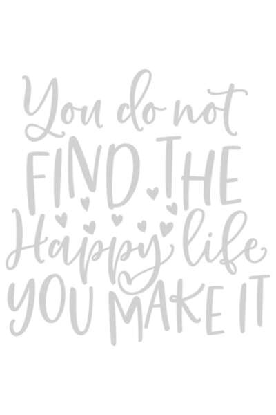 Orafol Sticker decorativ perete / geam, You make it, 30x20 cm, alb