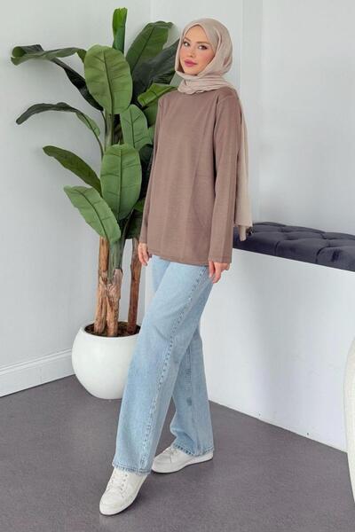 Şulemoda Giyim Βαμβακερό μακρυμάνικο εσώρουχο βιζόν