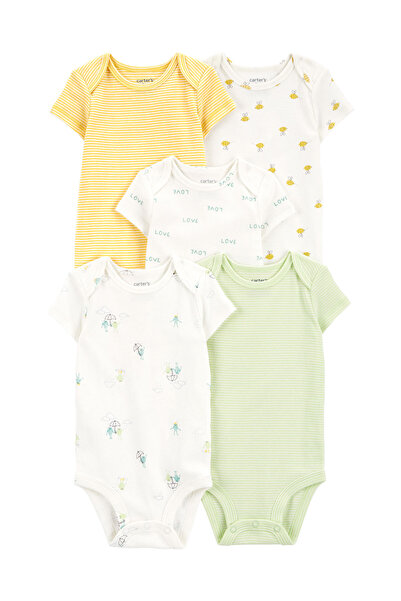 Carter's Baby Short Sleeve Bodysuit 5 Pack
