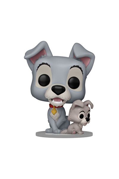 Funko Lady and the Tramp POP! Disney Vinyl Figure Tramp w/puppy 9 cm
