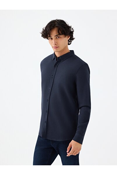 Loft Long Sleeve Men's Shirt Lf2030872 Dark Navy