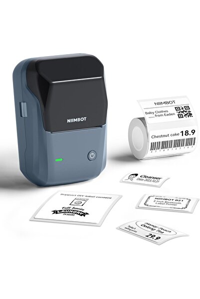NiiMbot طابعة ملصقات حرارية محمولة مقاس 2 بوصة من B1