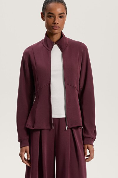 Oysho Soft-touch modal jacket with fitted waist