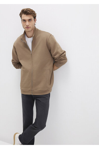 Mavi Zippered Brown Sweatshirt 0510377