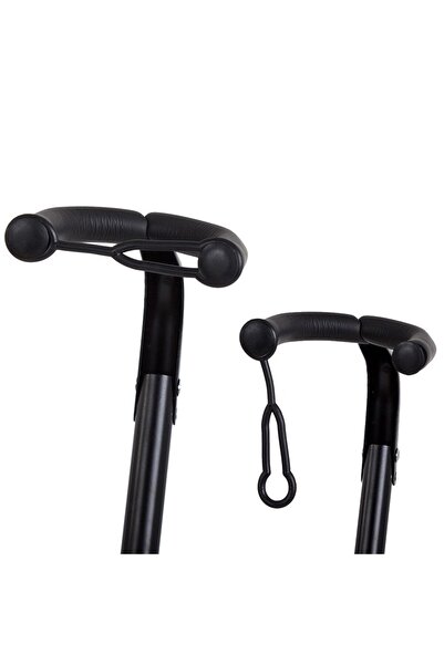 zola Βάση κιθάρας, λαστιχένια στηρίγματα, ρυθμιζόμενο ύψος 71-82 cm, αντιολισθητικά πόδια