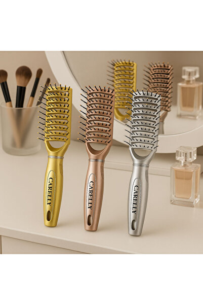 SİHİRLİ AYAKLAR Χτένα μαλλιών Πλαστική χτένα που δεν σπάει τα μαλλιά Μαλακή χτένα Βούρτσα μαλλιών Βούρτσα μαλλιών 21,5 εκ.