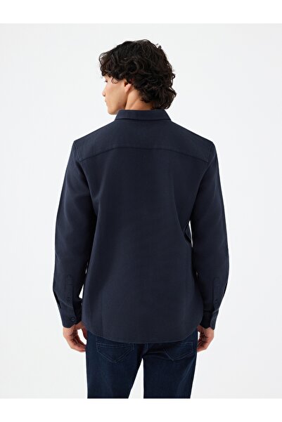 Loft Long Sleeve Men's Shirt Lf2030872 Dark Navy