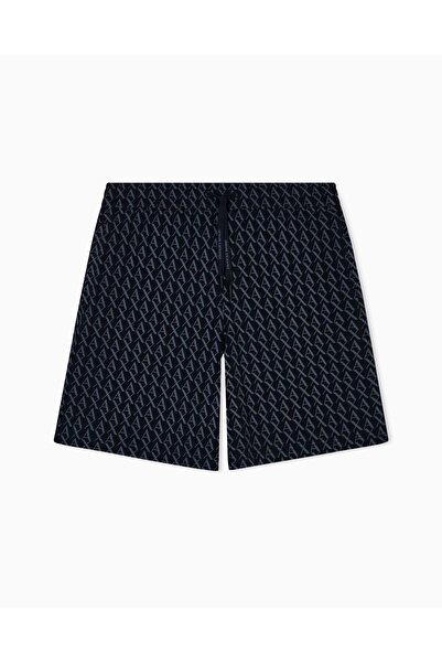 Armani Exchange Erkek Siyah Şort %100 Pamuk XM001227_AF11847_FC026