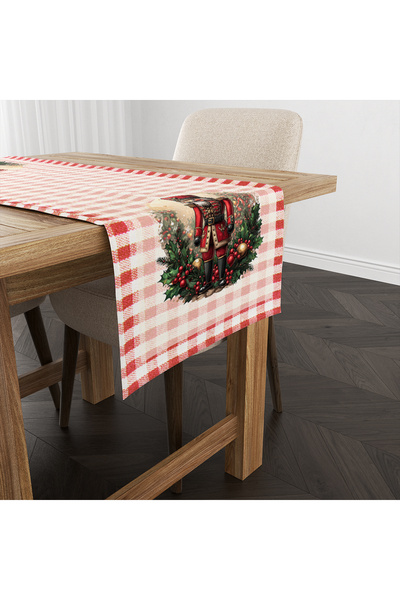 Evmila Christmas Patterned Runner Model
