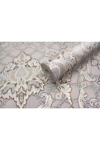 vinil Tapet din vinil pentru dormitor, violet și gri, model Tiffany