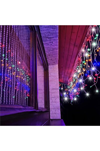 Optim Solution Ghirlandă luminoasă intermitentă tip perdea cu 500 LED-uri, 20...