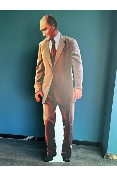 Dakik Maket Adam 10 Kasım Renkli Atatürk Maketi Ayaklı Model Mustafa Kemal At...