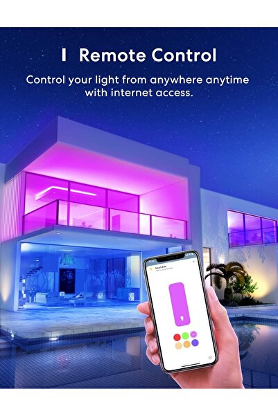 MEROSS Smart LED Bulb, Pack of 4 E27 WiFi Bulb Compatible with Apple Home, Alexa and Google Home, RG