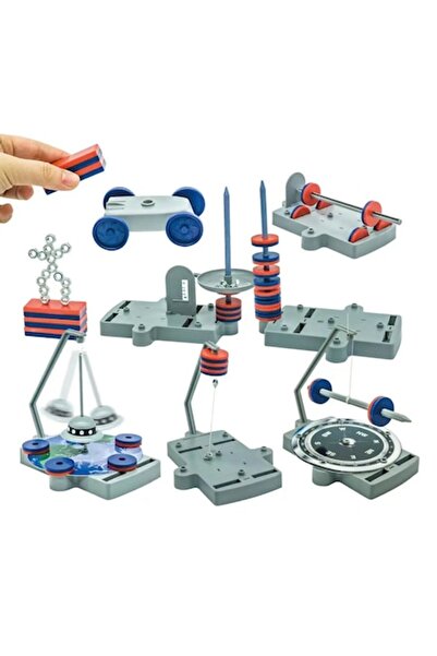dalimag Jucărie educațională magnetică interactivă 12 în 1 pentru copii, 21 cm,