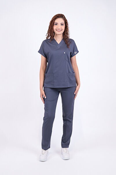 LITTE زي موحد للممرضات والأطباء من الليكرا للجنسين، قماش مضاد للتعرق، زي مستش...