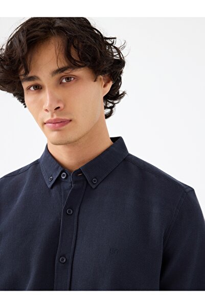 Loft Long Sleeve Men's Shirt Lf2030872 Dark Navy