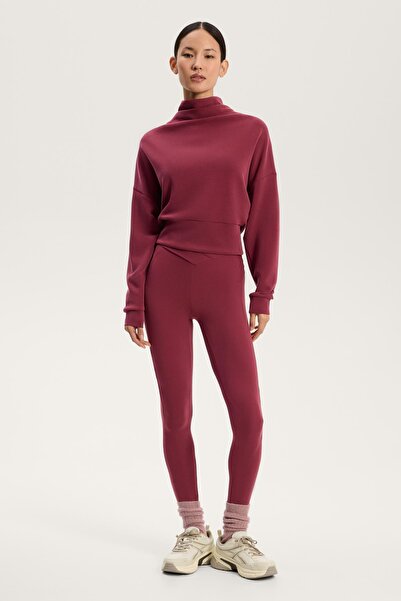 Oysho Soft-touch modal roll-neck sweatshirt