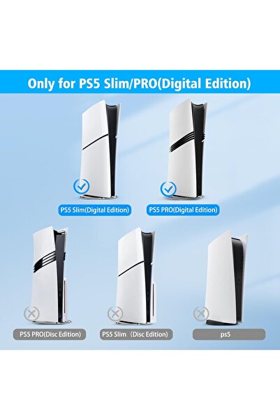 Other YIBEICO PS5 Slim/Pro Digital Horizontal Stand (Triangle/Pro, 4 pcs)