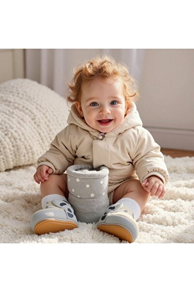 OEM Botosei pufosi de interior pentru bebe, talpa anti-alunecare, 31152-25