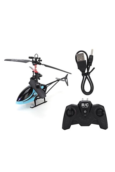 dalimag Remote control helicopter, longziming, mini, LED, blue, toy set