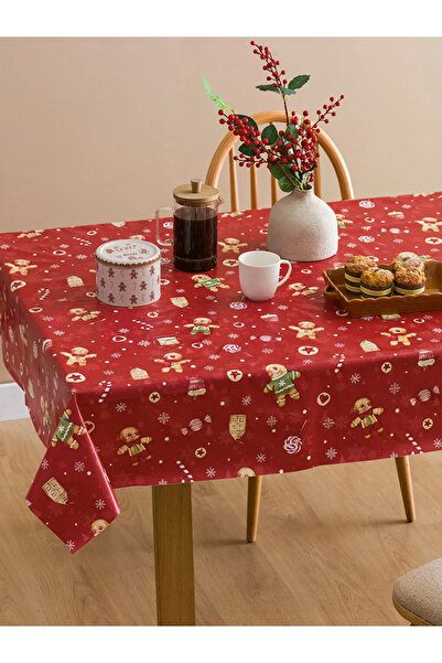 LC Waikiki Lcw Home Mixed Christmas Themed Tablecloth 140X140 cm