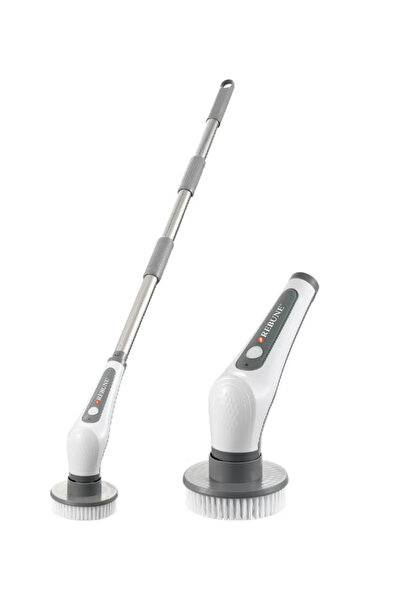 rebune Multi-Purpose Electric Cleaning Brush with Lithium Battery - 2600 mAh - White - RE-9-042BRUSH