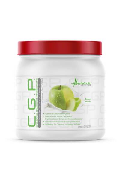 Metabolic Nutrition C.G.P. (Creatine Glycerol Phosphate) 400g - Green Apple