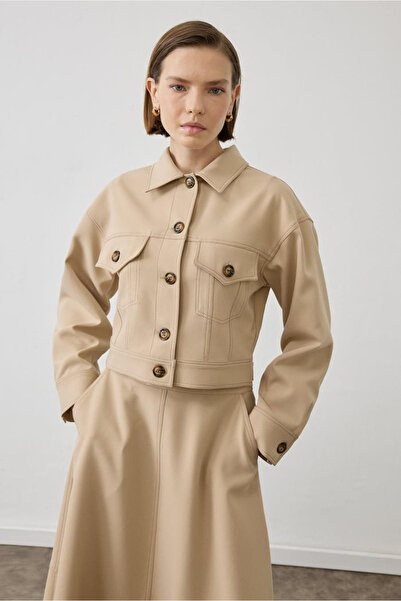 TERZİ DÜKKANI Parıs Dikiş Detaylı Ceket Etekli Takım