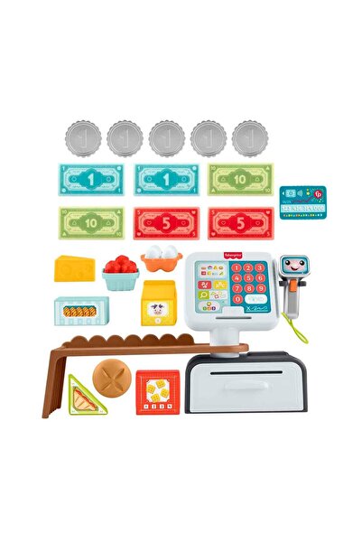 FISHER PRICE Sesli Eğlen ve Öğren Market Kasası JGW99