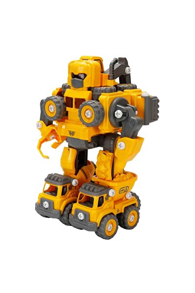 Zapp Toys 5in1 Sesli ve Işıklı Sök Tak Robot - Sarı