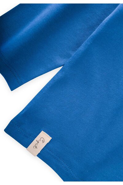 Cigit Εποχιακό μπλουζάκι Basic 2-10 ετών Μπλε