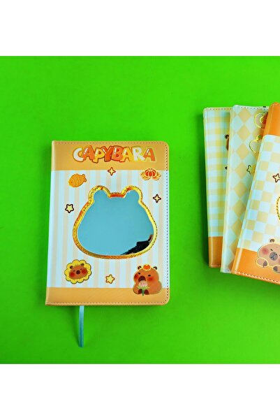 Gift Moda Capybara Mirror Cover Notebook