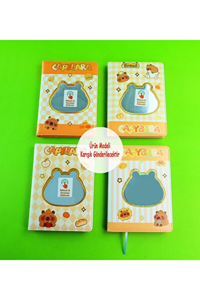 Gift Moda Capybara Mirror Cover Notebook