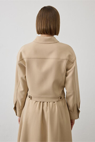 TERZİ DÜKKANI Parıs Dikiş Detaylı Ceket Etekli Takım