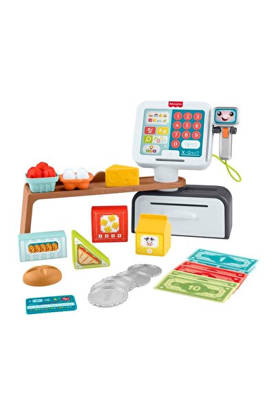 FISHER PRICE Sesli Eğlen ve Öğren Market Kasası JGW99